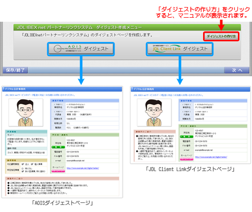 JDLホームページ運用サービスイメージ図